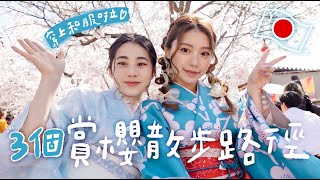 京都vlog🌸第一次在日本穿和服｜賞櫻散步路徑推薦｜Cherry Blossoms in Kyoto