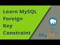 Learning MySQL - FOREIGN KEY CONSTRAINTS