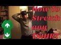 How to stretch a T shirt