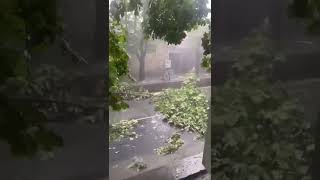 Severe Weather in Belgrade, Serbia #storm #nevrijeme #serbia