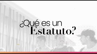 ¿Por qué es importante tener un Estatuto?