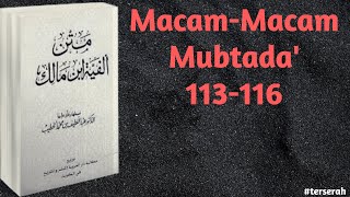 Alfiyyah Ibnu Malik bait 113-116 // Macam-Macam Mubtada' //