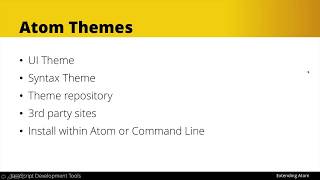 Atom Editor Tutorial - Intro to Themes [30/32]