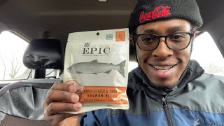 First Impressions on Epic Bites Maple Glazed \u0026 Smoked Salmon 🍣 Bites