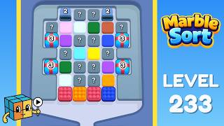 Marble Sort Level 233 Walkthrough Solution
