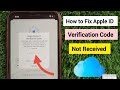 How to Fix Apple ID Verification Code Not Received | Apple ID Two Factor Authentication Problem.