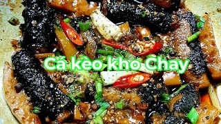 cách kho cá kèo chay,  chuẩn vị, thơm ngon