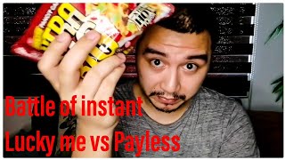 Battle of Pancit Canton (Instant) Lucky Me vs Payless Xtra Big