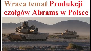 Wraca temat Produkcji czołgów Abrams w Polsce