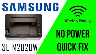 Samsung SL-M2020W printer disassembly and fix no power issue