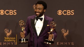 69th Emmys: Donald Glover Press Room Interview