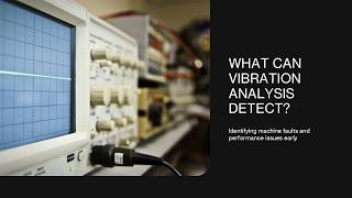 What can vibration analysis detect? - Identifying machine faults and performance issues early