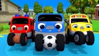 Wheels on the Bus | Cartoon Network club Nursery Rhymes & Kids Songs