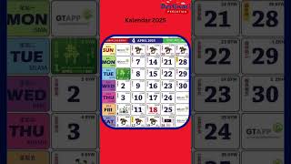 Kalendar 2025