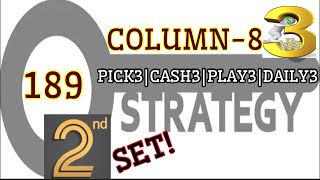 189 PICK 3 LOTTERY STRATEGY DIRECTORY. LEARN HOW TO WIN