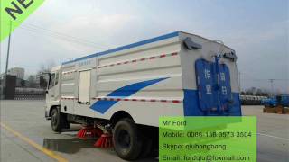 dfl dongfeng kinrun road sweeper truck road cleaning truck Cellphone / whatsapp:0086-136 3573 3504