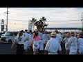 20220802 1002館山の祭り　青柳日枝神社神輿渡御　里見の湯前にて