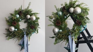 [꽃수업] 크리스마스 리스 / [Flower Lesson] Christmas Wreath