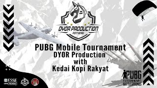 PUBG MOBILE TOURNAMENT DYOR x KKR - DAY 3 [ FINAL ]