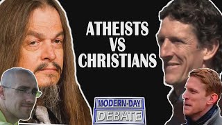 Atheists vs. Christians Debate  Pt. 2 - Cliffe, Stuart vs. Aron Ra, Tjump