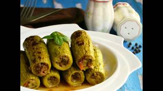 zucchini stuffed  mahshy