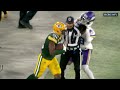 justin jefferson slams helmet on ref out of frustration 🤬 packers vs vikings highlights