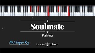 Soulmate Male Higher Key Kahitna Karaoke Piano