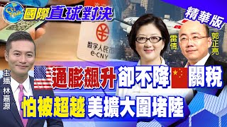 【國際直球對決】美國通膨壓力增 加劇美聯準會升息壓力!不敢降大陸關稅 美國擴大經濟對陸制裁 @全球大視野Global_Vision   精華版