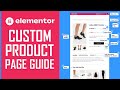 How To Make A Custom Product Page On Elementor - Quick And Easy! (2024)