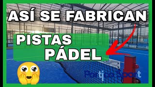 😎 Visitamos una FÁBRICA de PISTAS de PÁDEL  ➡ Nos MUESTRAN el proceso de FABRICACIÓN de PISTAS 😱