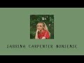 Sabrina Carpenter 'Nonsense' cover