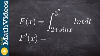 Learn to evaluate the integral with functions as bounds