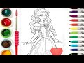 Magical Disney Princess Belle Drawing: Step-by-Step Coloring Tutorial!