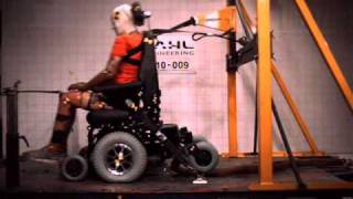 Medema Minicrosser MC 1170 II wheelchair crash tested with Dahl Docking Station