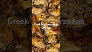 Roasted Greek Mediterranean Chicken 🇬🇷 #mediterranean #greek #food