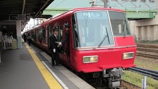 [HD]名鉄 名古屋本線5700系普通「犬山ゆき」神宮前駅 入線〜発車!!