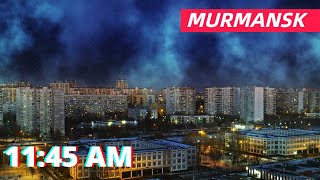 The Polar Night in the Russian North, Murmansk 🇷🇺