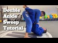 BJJ For Beginners: How To A Double Ankle Sweep (2021 Tutorial)