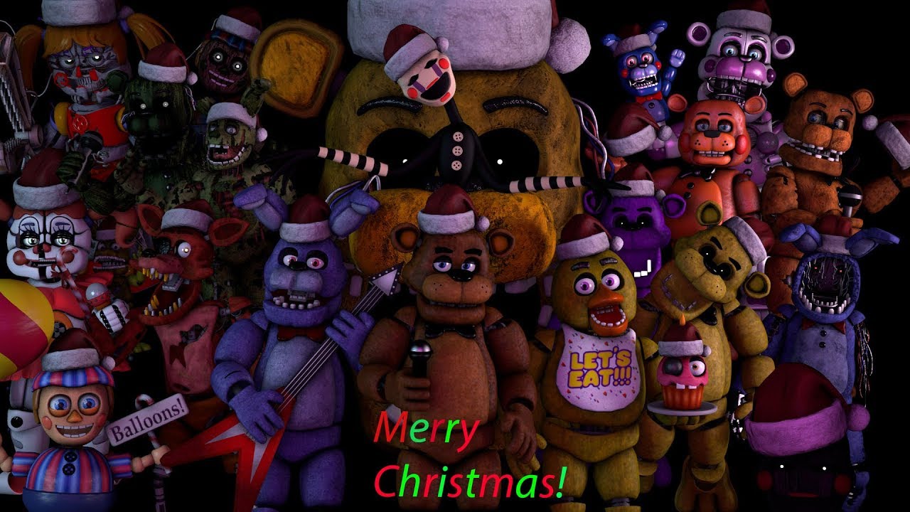 [FNAF\SFM] Merry FNAF Christmas Song By JT Music - YouTube