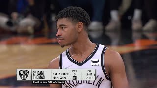 Cam Thomas' UNREAL 4th Quarter Leads Nets Comeback vs. Knicks