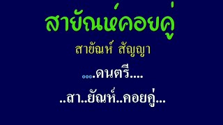 ♬สายัณห์คอยคู่ สายัณห์ สัญญา #karaoke #คาราโอเกะ