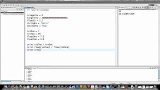 Python 2.7 Tutorial Part 1