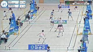 [2022 전국학교대항배드민턴선수권대회(초등)] 남초단체전 J조 예선 | 굴화초 vs 서울아현초B Full ver.