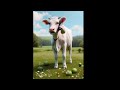 brave cow and calf save the orchard facts aiart ai cartoon shorts moralstories animation