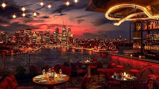 Rooftop Lounge ~ Romantic Exquisite Jazz Saxophone Music - Background Instrumental for Relax, Sleep