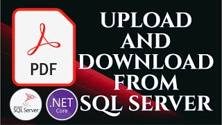 PDF Upload and Download from SQL Server || ASP.NET Core || Entity Framework Core