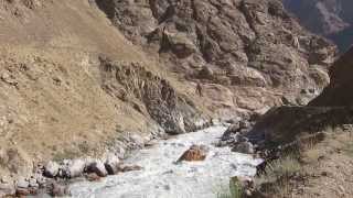 Tajikistan-Afghanistan border...just a small river!