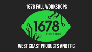 Fall Workshops 2018 - West Coast Products and FRC