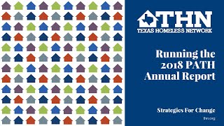 HMIS Quick Train: Running the 2018 PATH Annual Report