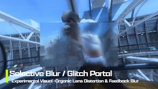 Selective Blur / Glitch Portal Effect [TOUCHDESIGNER TUTORIAL]